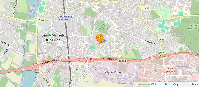 localisation de l'entreprise AUBARY à ST MICHEL SUR ORGE