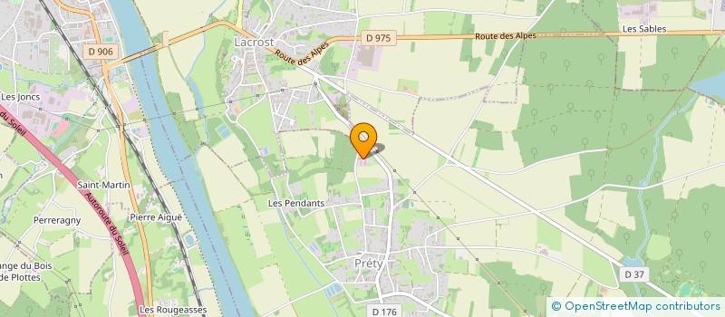 localisation de l'entreprise AUBAT  PRETY