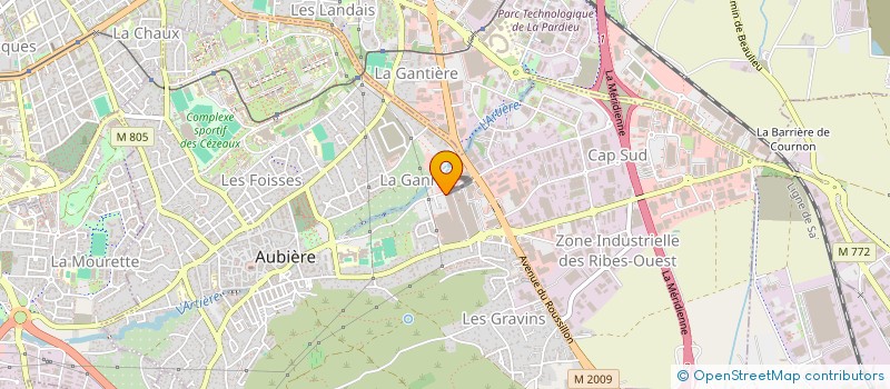 localisation de l'entreprise AUBCILE à AUBIERE