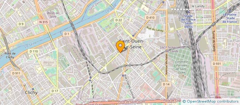 localisation de l'entreprise AUBE à SAINT-OUEN-SUR-SEINE