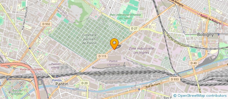 localisation de l'entreprise AUBE à BOBIGNY