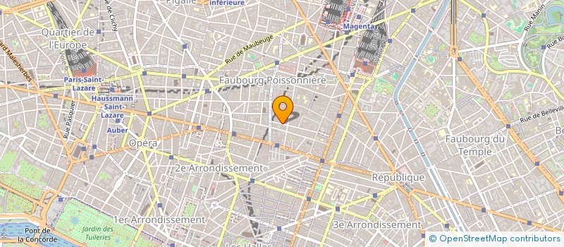 localisation de l'entreprise AUBE  PARIS