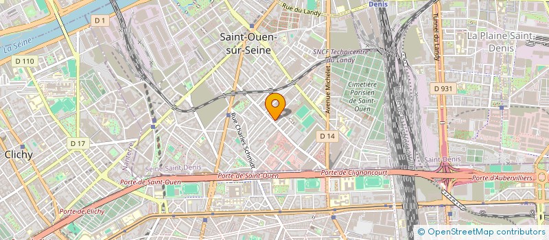 localisation de l'entreprise AUBE à SAINT-OUEN-SUR-SEINE