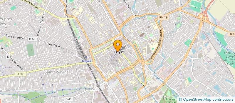 localisation de l'entreprise AUBE ALLIANCE à TROYES