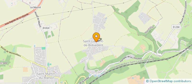 localisation de l'entreprise AUBE-C.L.T.M  SAINT-LAURENT-DE-BREVEDENT
