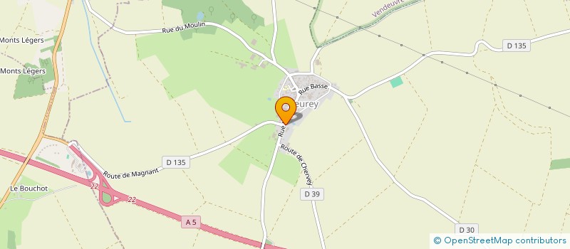 localisation de l'entreprise AUBE CHAUFFAGE PLOMBERIE à BEUREY