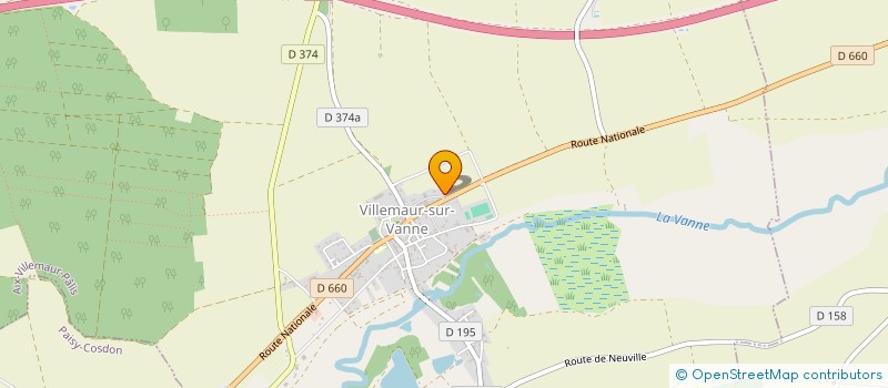 localisation de l'entreprise AUBE CHAUFFAGE SERVICES à MESSON