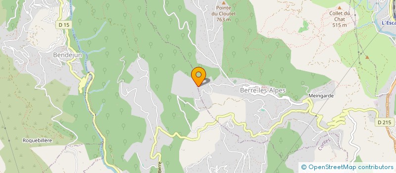 localisation de l'entreprise AUBE CLAIRE  BERRE-LES-ALPES