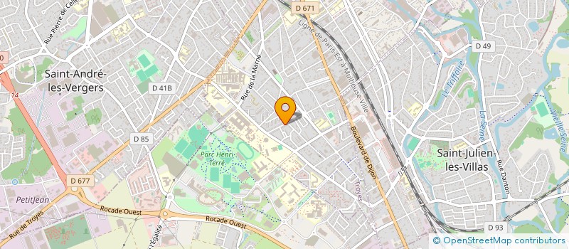 localisation de l'entreprise AUBE DANSE LIBRE à TROYES