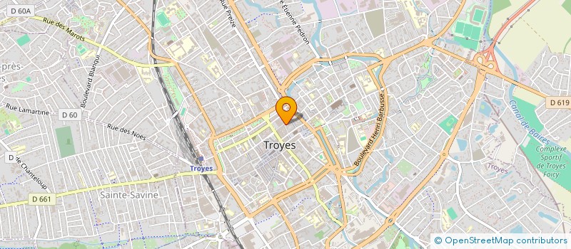 localisation de l'entreprise AUBE DESIGN à TROYES