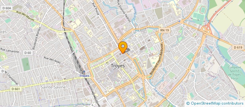 localisation de l'entreprise AUBE DIAGNOSTICS à TROYES