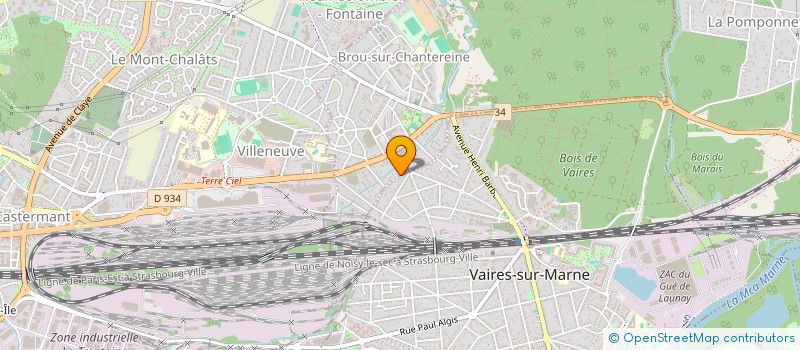 localisation de l'entreprise AUBE EDUCATIVE  BROU-SUR-CHANTEREINE