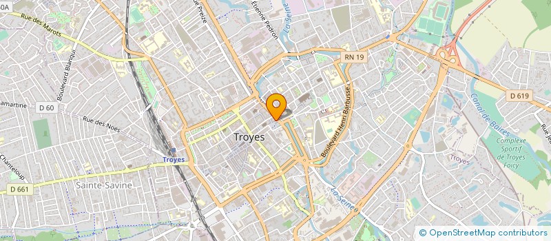 localisation de l'entreprise AUBE EN CHAMPAGNE ATTRACTIVITE  TROYES