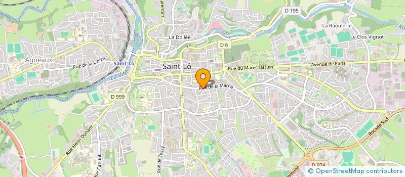 localisation de l'entreprise AUBE ET AUBREE  SAINT-LO