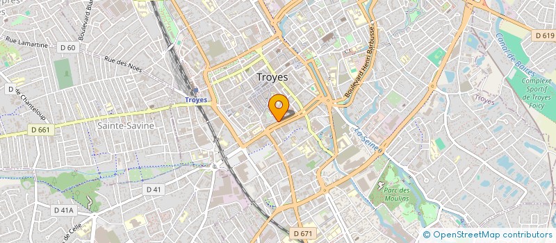 localisation de l'entreprise AUBE GUSSERIEL à TROYES