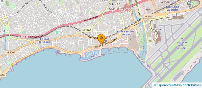localisation de l'entreprise AUBE INFORMATIQUE à SAINT-LAURENT-DU-VAR