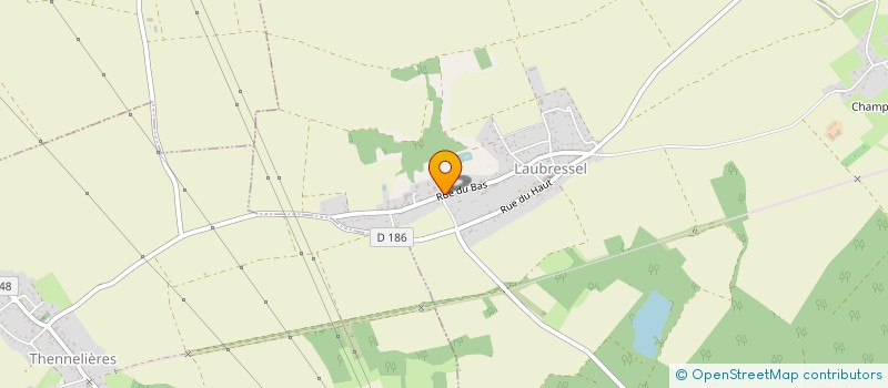 localisation de l'entreprise AUBE MACONNERIE SERVICES  LAUBRESSEL