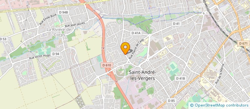 localisation de l'entreprise AUBE MAINTENANCE  PONT-SAINTE-MARIE