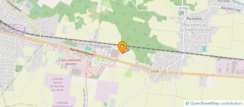 localisation de l'entreprise AUBE RENOV'EAU  MAIZIERES-LA-GRANDE-PAROISSE