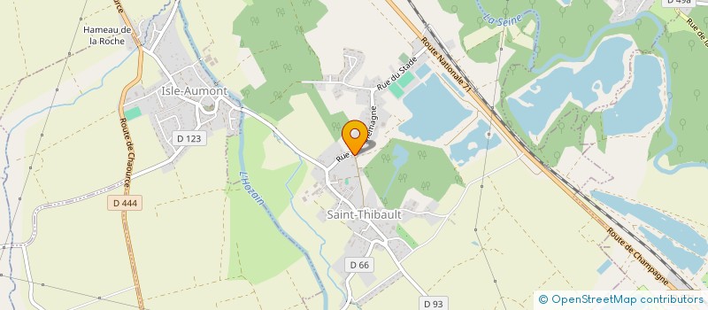 localisation de l'entreprise AUBE TERRASSEMENT  SAINT-THIBAULT