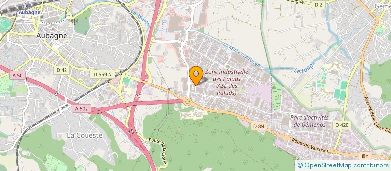 localisation de l'entreprise AUBEA à AUBAGNE