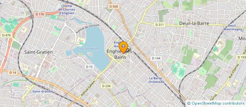 localisation de l'entreprise AUBEL MORA à ENGHIEN-LES-BAINS
