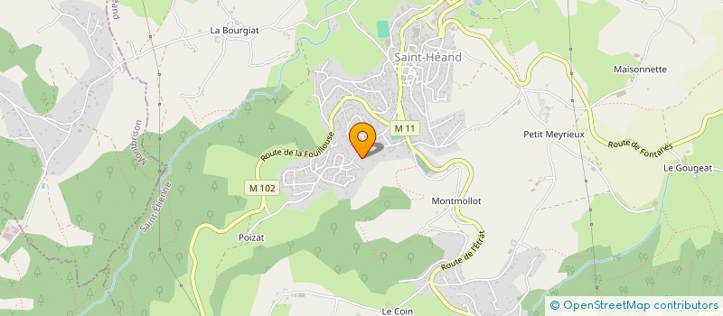 localisation de l'entreprise AUBELLA  SAINT-HEAND