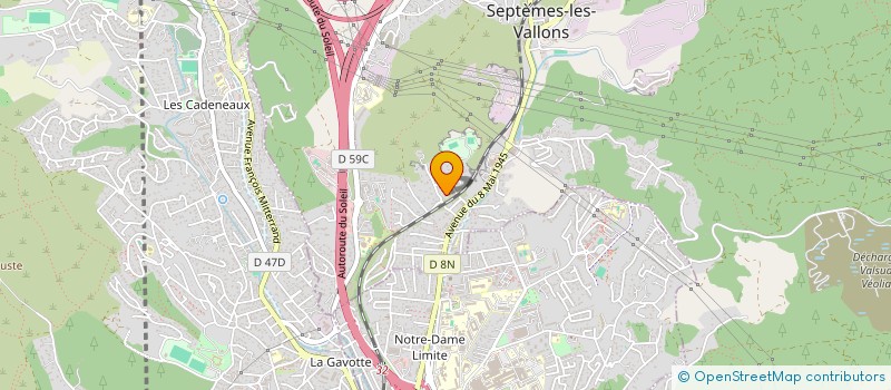 localisation de l'entreprise AUBELLE à SEPTEMES-LES-VALLONS
