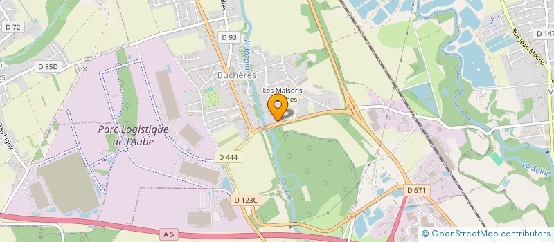 localisation de l'entreprise AUBENERGIE COUVERTURE SOLAIRE PHOTOVOLTAIQUE  BUCHERES