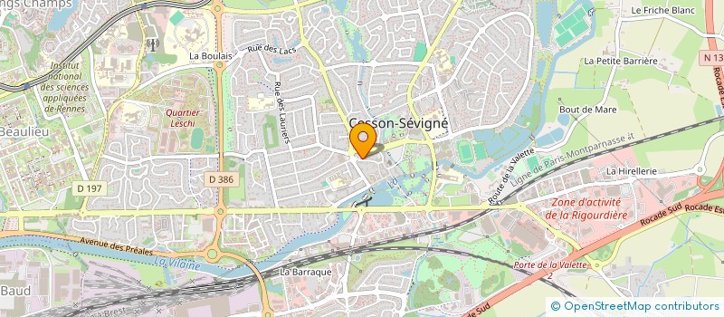 localisation de l'entreprise AUBENNE INVEST  CESSON-SEVIGNE