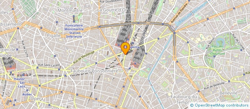 localisation de l'entreprise AUBEPINE à PARIS