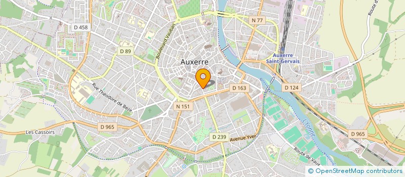 localisation de l'entreprise AUBEPINE à AUXERRE