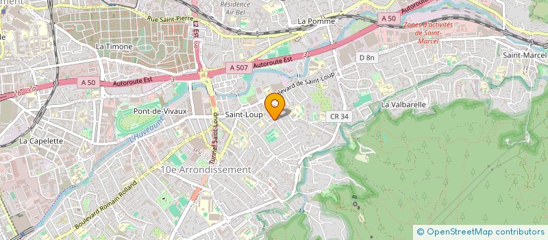 localisation de l'entreprise AUBEPINE  MARSEILLE