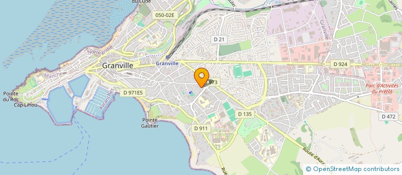 localisation de l'entreprise AUBEPINE  GRANVILLE