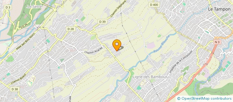 localisation de l'entreprise AUBEPINE à SAINT-PIERRE
