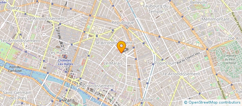 localisation de l'entreprise AUBEPINE D'ARGENT  PARIS