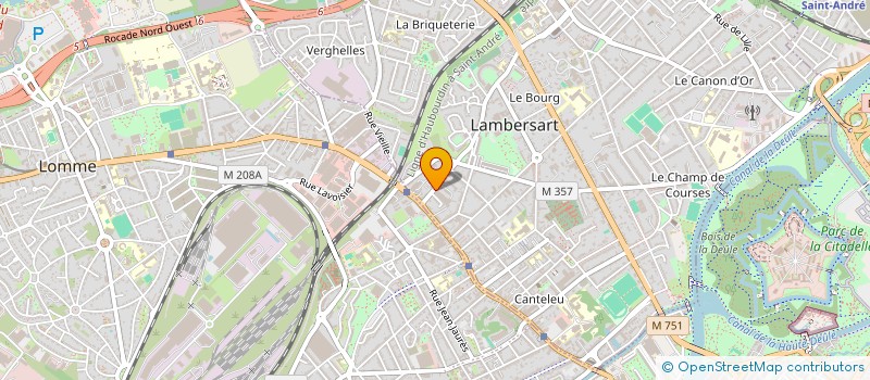 localisation de l'entreprise AUBEPINE IMMO à LAMBERSART