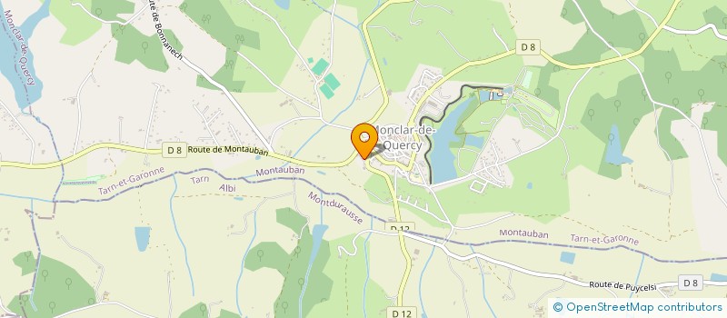 localisation de l'entreprise AUBEPINE SANTE  MONCLAR-DE-QUERCY