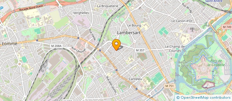 localisation de l'entreprise AUBEPINES à LAMBERSART