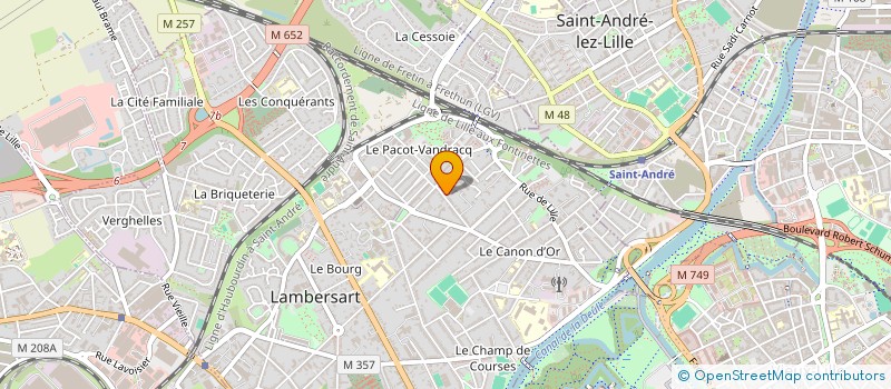 localisation de l'entreprise AUBER 21 à LAMBERSART