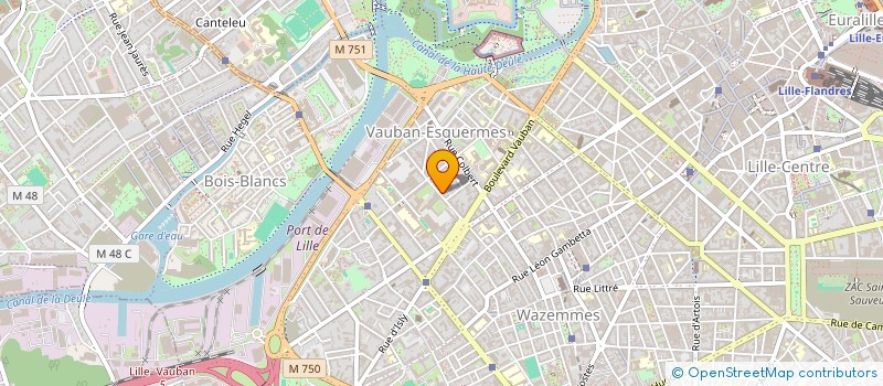 localisation de l'entreprise AUBER 33 à LILLE