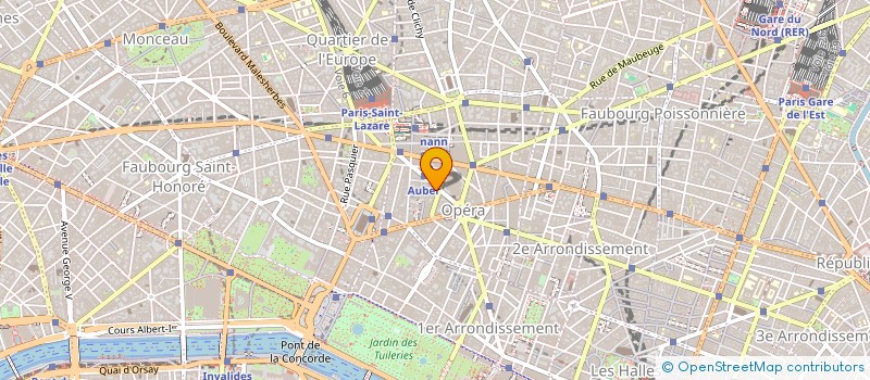 localisation de l'entreprise AUBER AVOCATS ASSOCIES  PARIS