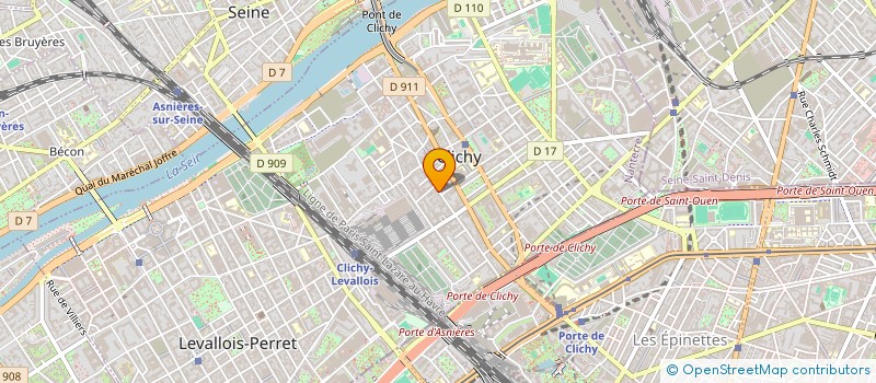 localisation de l'entreprise AUBER NETTOYAGE à CLICHY