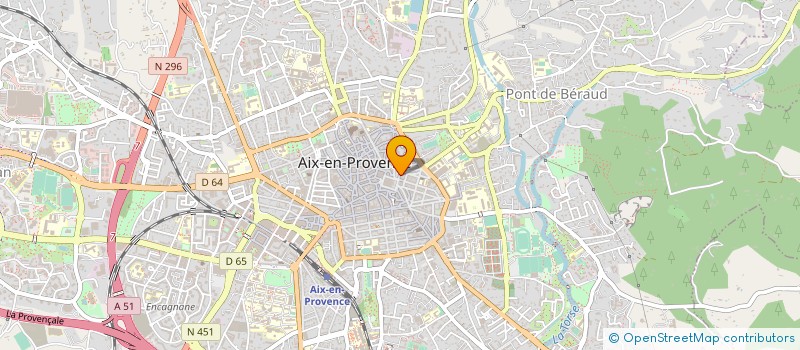 localisation de l'entreprise AUBER PRESSE à AIX-EN-PROVENCE