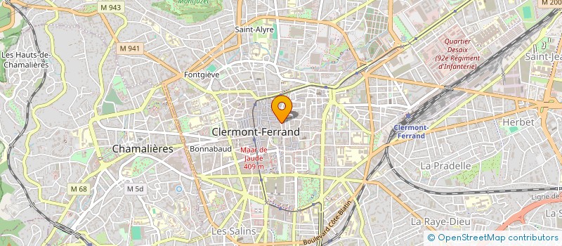 localisation de l'entreprise AUBERCAN  CLERMONT-FERRAND