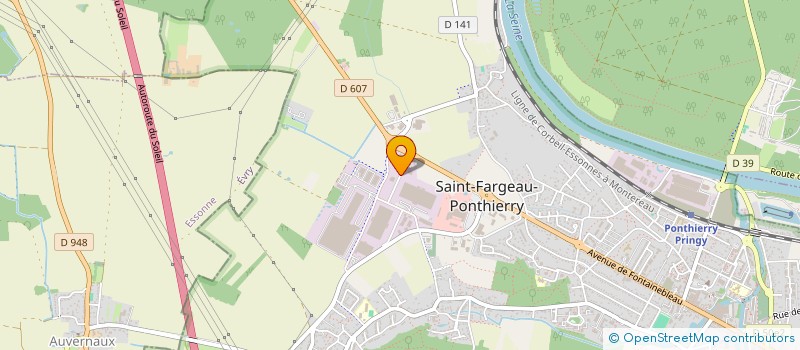 localisation de l'entreprise AUBERG 'EVER à MENNECY