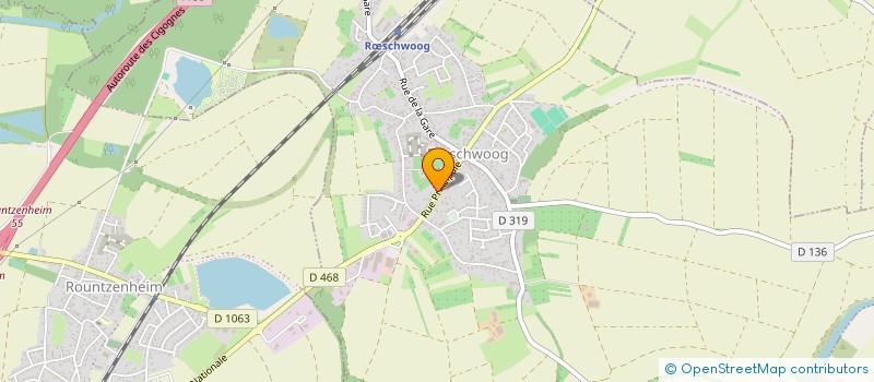 localisation de l'entreprise AUBERGE A L AGNEAU SARL  ROPPENHEIM