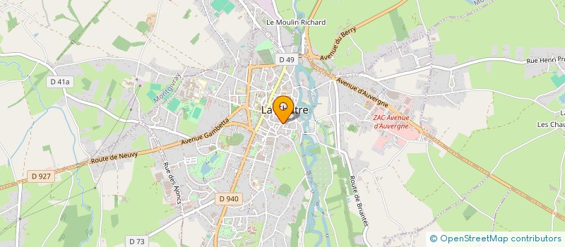 localisation de l'entreprise AUBERGE A L'ESCARGOT à LA CHATRE