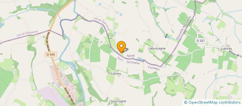 localisation de l'entreprise AUBERGE ANIMALIERE DU PRADET à CALIGNAC
