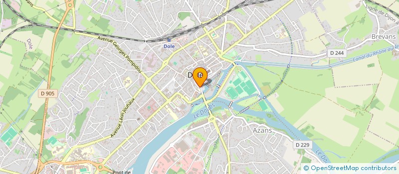 localisation de l'entreprise AUBERGE AU VILLAGE EURL  BREVANS